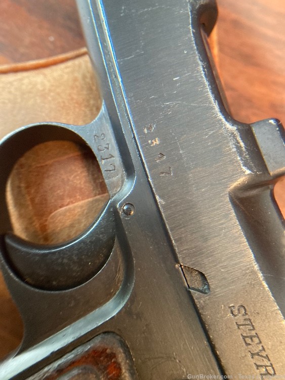 Steyr Hahn Mannlicher M1912 Pistol 9x23mm Iconic WW1 + Holster - Colt 1911-img-5