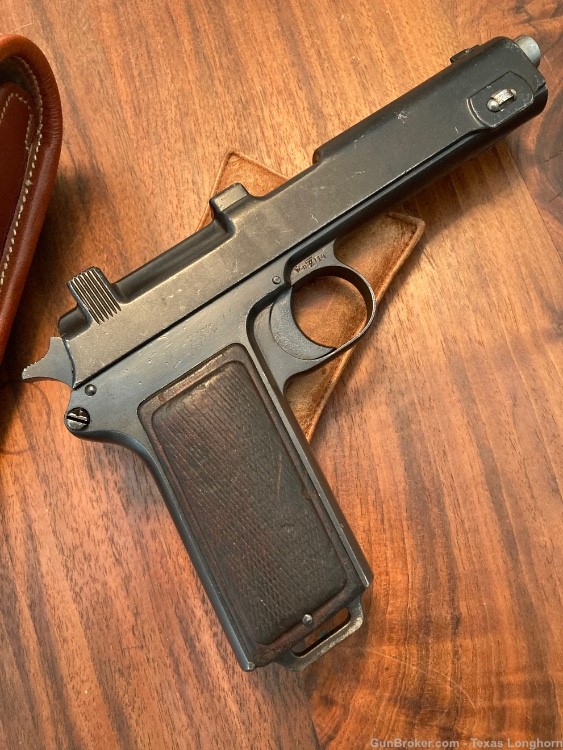 Steyr Hahn Mannlicher M1912 Pistol 9x23mm Iconic WW1 + Holster - Colt 1911-img-6