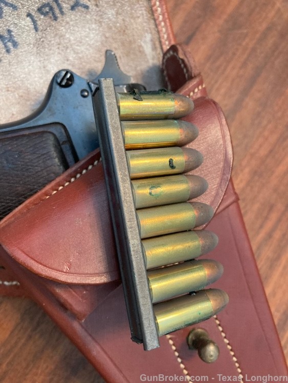 Steyr Hahn Mannlicher M1912 Pistol 9x23mm Iconic WW1 + Holster - Colt 1911-img-22
