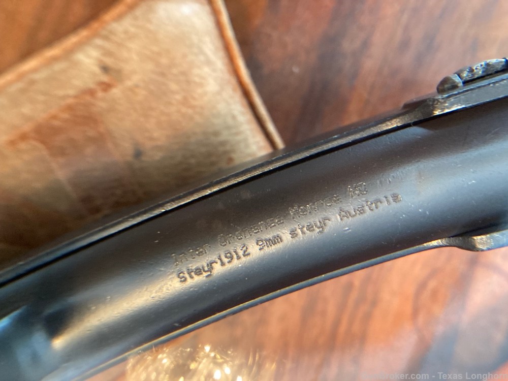 Steyr Hahn Mannlicher M1912 Pistol 9x23mm Iconic WW1 + Holster - Colt 1911-img-12