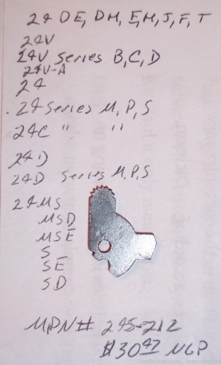 Savage Springfield Stevens 24 Series Hammer Selector Switch #24S-212-img-4