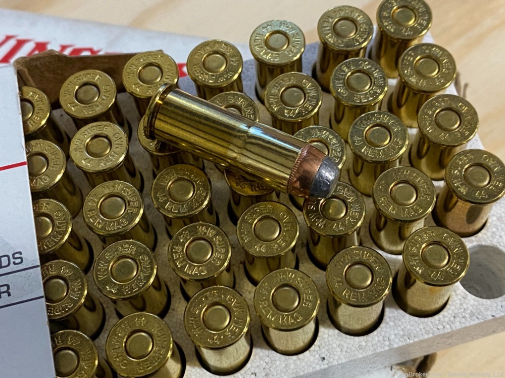 150 Rounds Winchester .44 Remington Magnum 240 Grain JSP Soft-Point -img-5