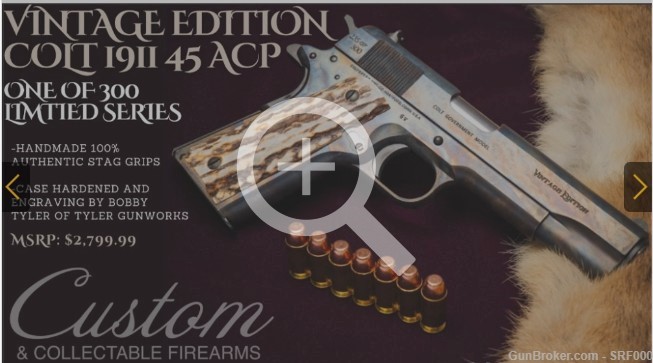 Cnc Firearms Custom & Collectible Colt 1911 Vintage Limited Edition 45 ACP -img-0