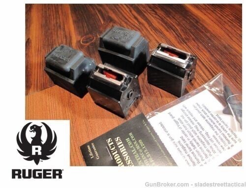 2 Pack Ruger 10/22 Magazines22LR BX-1 10RD Clips 90451W/ CAPS & FREE Goodie-img-0