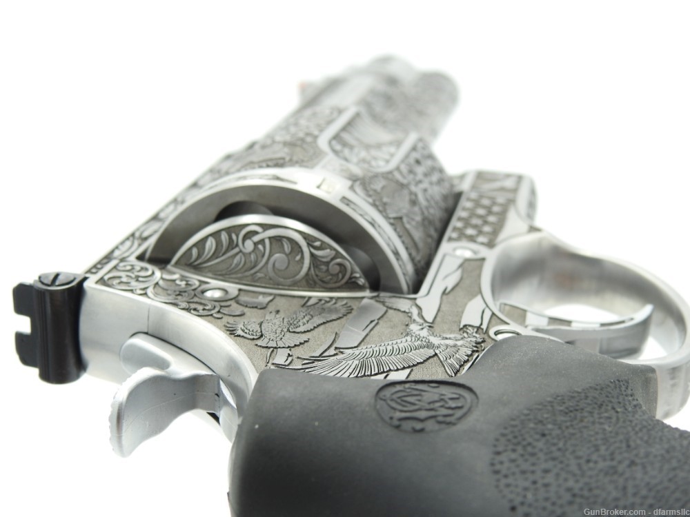 Ultra Rare Custom Engraved Smith & Wesson 460V 460 S&W  5" Comp US Patriot-img-33