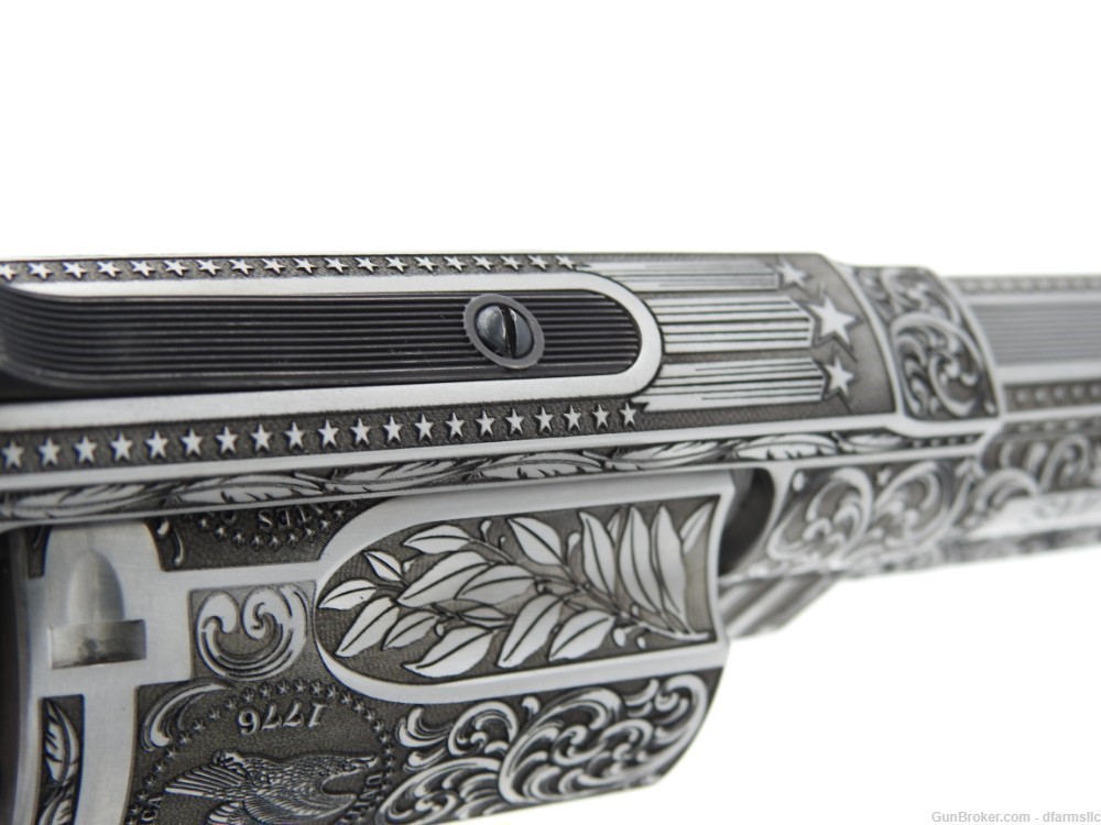 Ultra Rare Custom Engraved Smith & Wesson 460V 460 S&W  5" Comp US Patriot-img-20