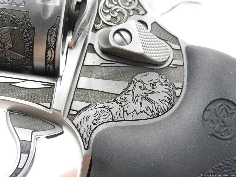 Ultra Rare Custom Engraved Smith & Wesson 460V 460 S&W  5" Comp US Patriot-img-31