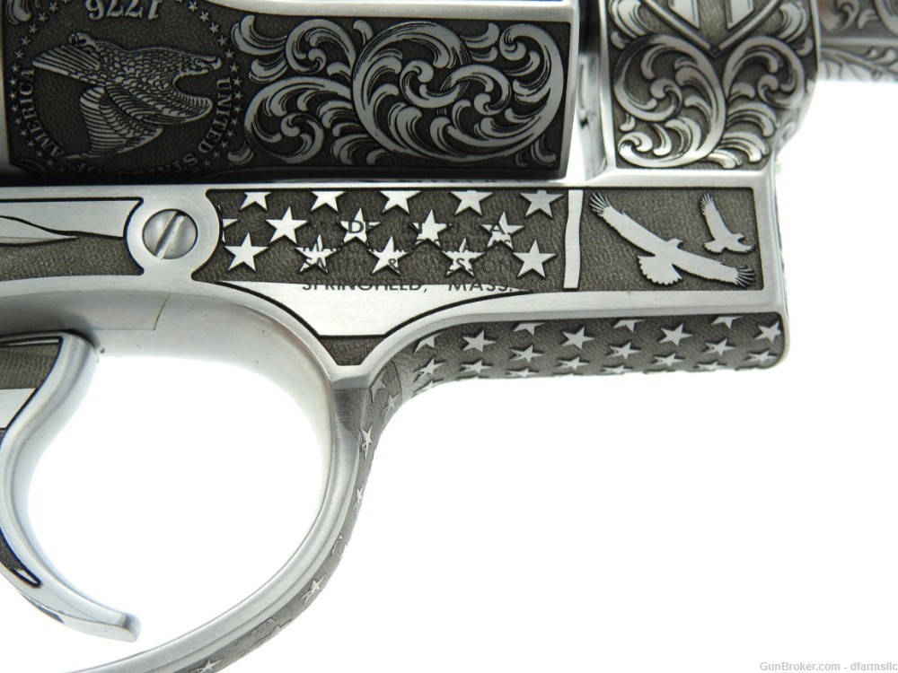 Ultra Rare Custom Engraved Smith & Wesson 460V 460 S&W  5" Comp US Patriot-img-29
