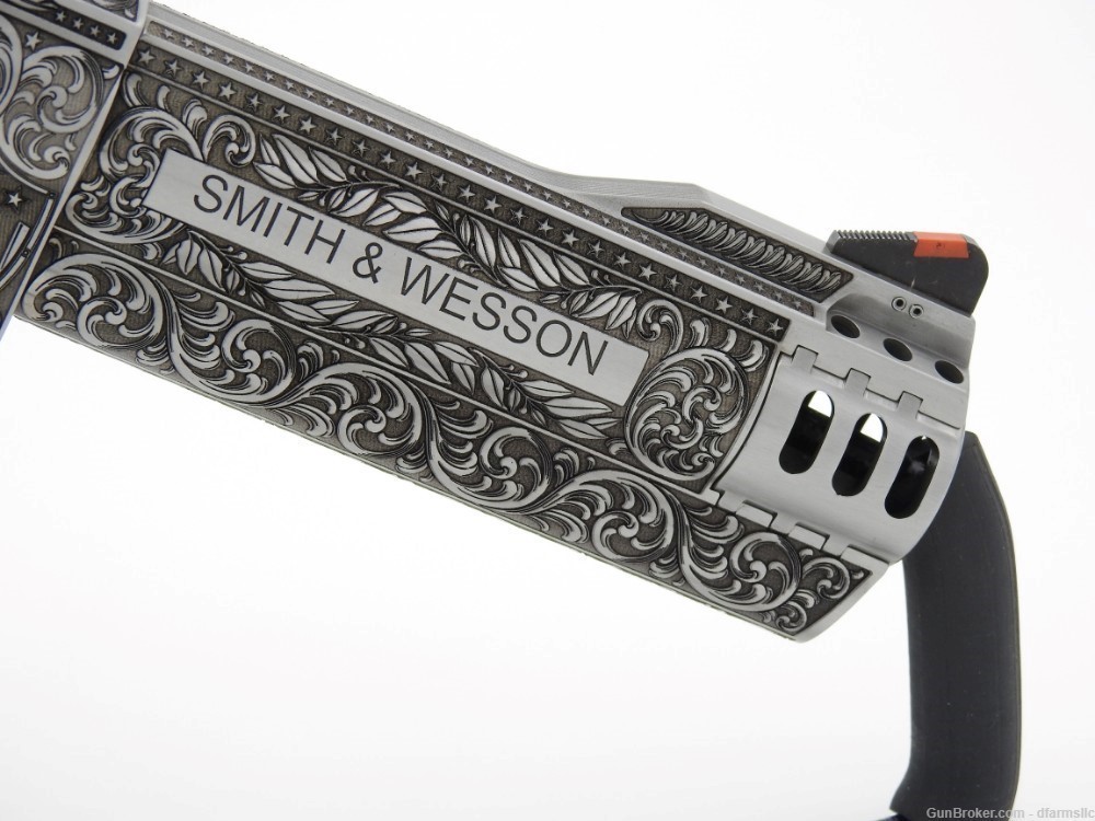 Ultra Rare Custom Engraved Smith & Wesson 460V 460 S&W  5" Comp US Patriot-img-14