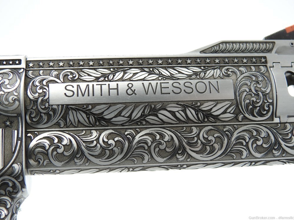 Ultra Rare Custom Engraved Smith & Wesson 460V 460 S&W  5" Comp US Patriot-img-27