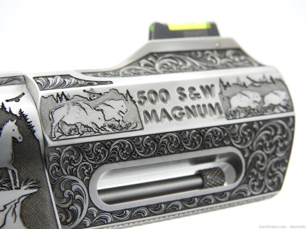 Spectacular Collector Custom Engraved S&W Smith & Wesson 500 PC 3.5" Barrel-img-20