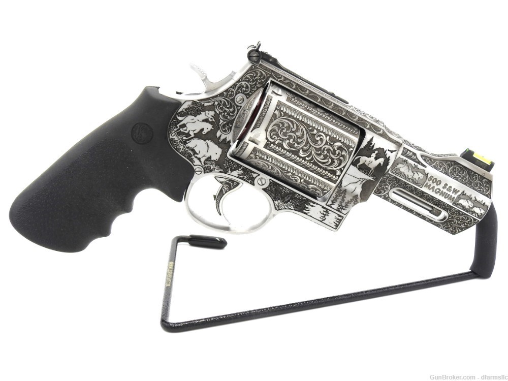 Spectacular Collector Custom Engraved S&W Smith & Wesson 500 PC 3.5" Barrel-img-13