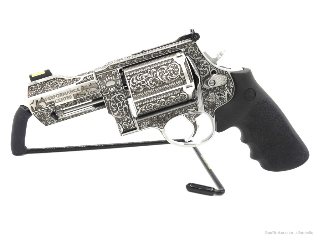 Spectacular Collector Custom Engraved S&W Smith & Wesson 500 PC 3.5" Barrel-img-3