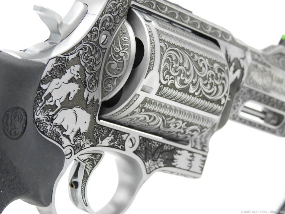 Spectacular Collector Custom Engraved S&W Smith & Wesson 500 PC 3.5" Barrel-img-12