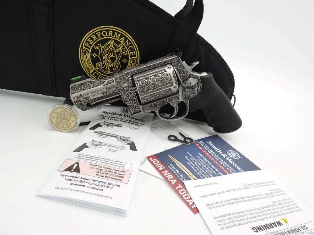 Spectacular Collector Custom Engraved S&W Smith & Wesson 500 PC 3.5" Barrel-img-1