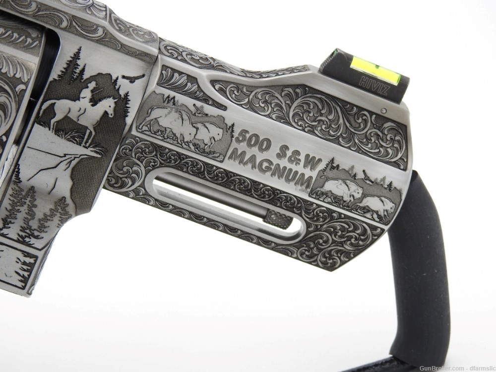 Spectacular Collector Custom Engraved S&W Smith & Wesson 500 PC 3.5" Barrel-img-14