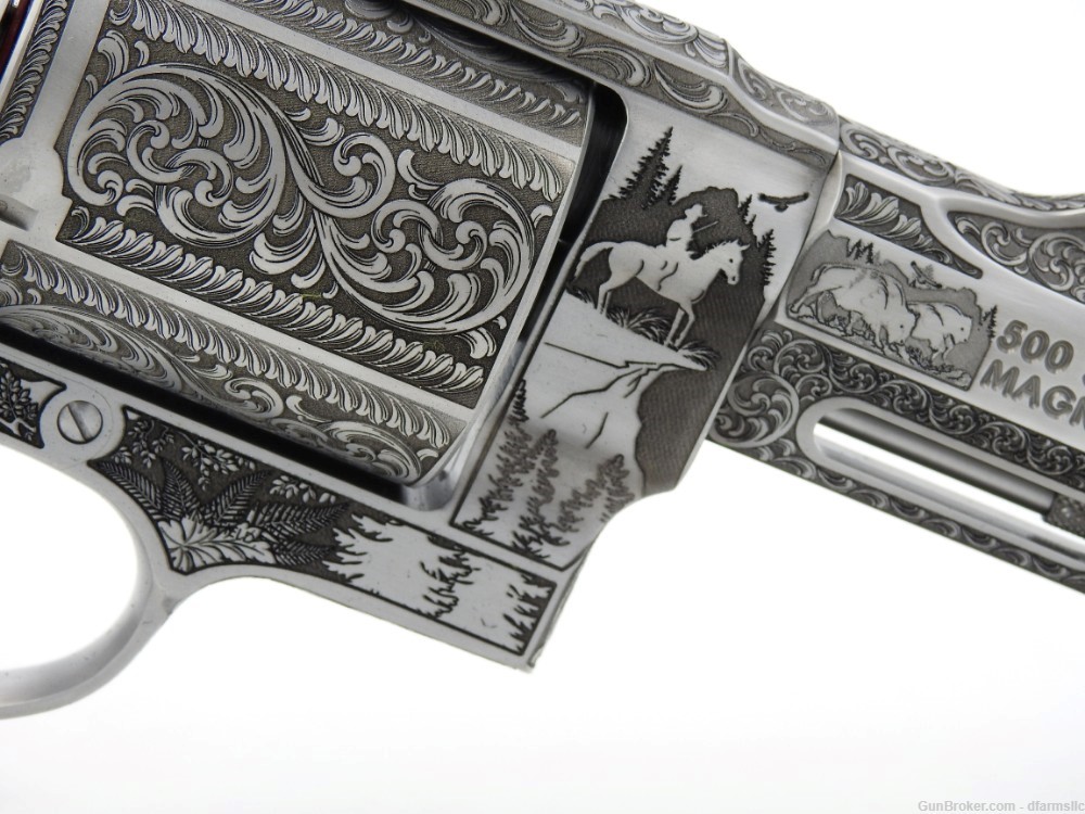 Spectacular Collector Custom Engraved S&W Smith & Wesson 500 PC 3.5" Barrel-img-15