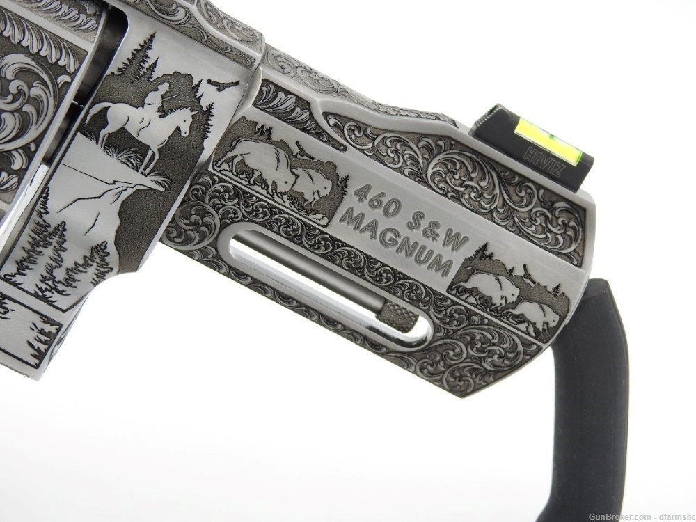 Rare Collector Custom Engraved S&W Smith & Wesson 460XVR 460 PC 3.5" Carry-img-11