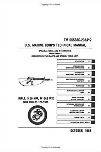 U.S. Marine Corps Technical Manual Rifles 5.56 MM-img-0