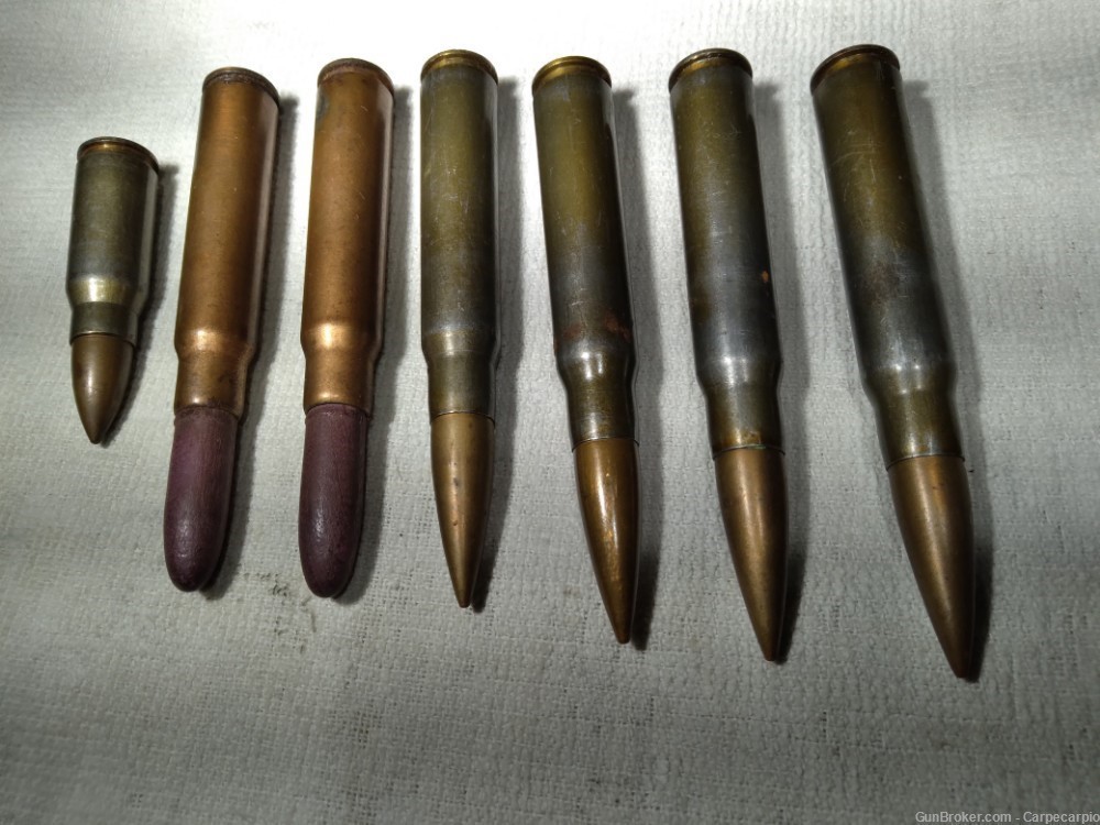 German WWII military 8mm cartridges assorted-img-0