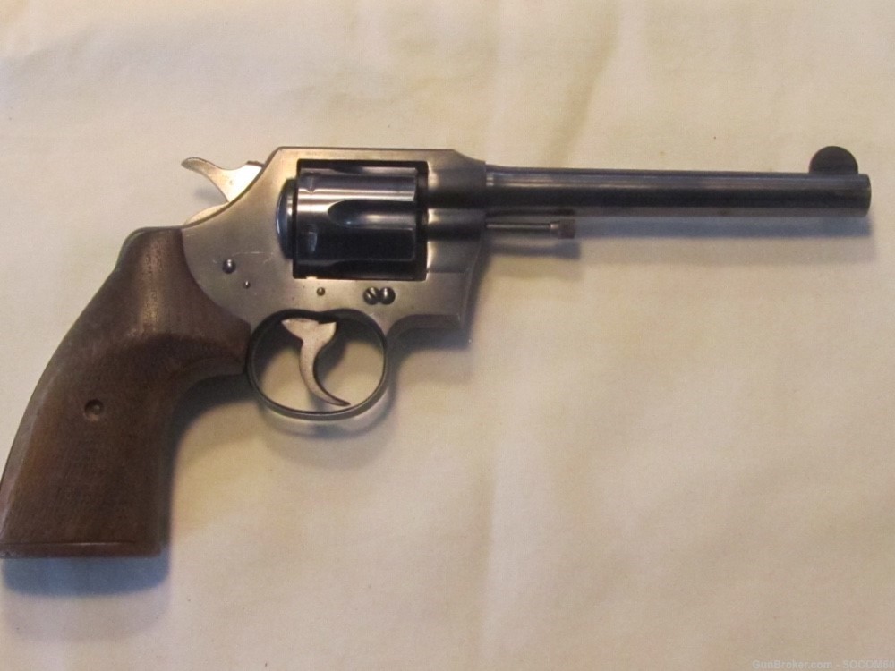 COLT 1932 OFFICIAL POLICE .38 CALIBER REVOLVER W/ RIGHT HAND HOLSTER & CASE-img-9