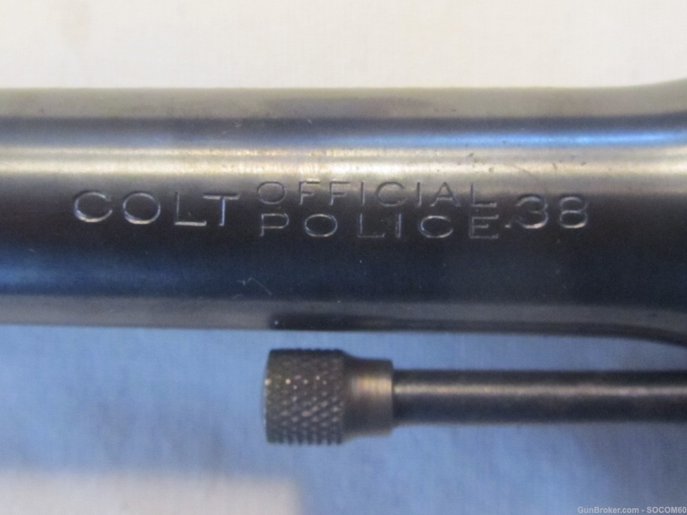 COLT 1932 OFFICIAL POLICE .38 CALIBER REVOLVER W/ RIGHT HAND HOLSTER & CASE-img-4