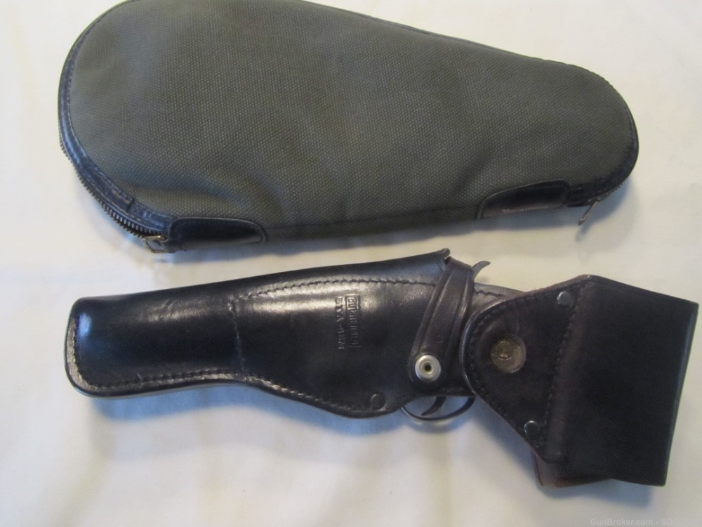COLT 1932 OFFICIAL POLICE .38 CALIBER REVOLVER W/ RIGHT HAND HOLSTER & CASE-img-1