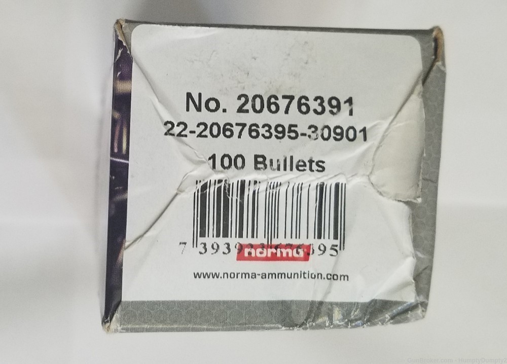 Norma Oryx Bonded 30 Cal .308 200 Grain 100 Bullets Sealed No. 20676391-img-2