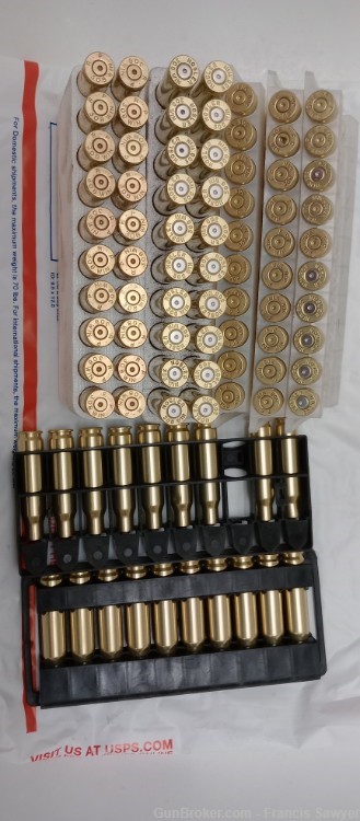 308 Win Mixed headstamps 89 TOTAL NO MILITARY 25 NOS 22 R-P 21FC 19 HNDY -img-2