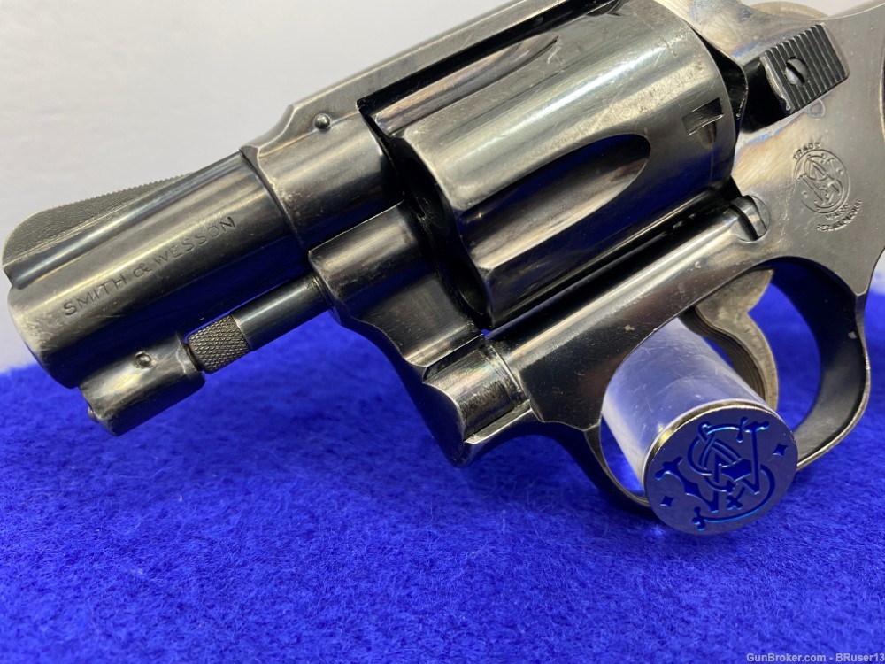 Smith & Wesson 38 Chiefs Special .38spl Blue 2" *PRE-MODEL 36 W/FLAT LATCH*-img-10