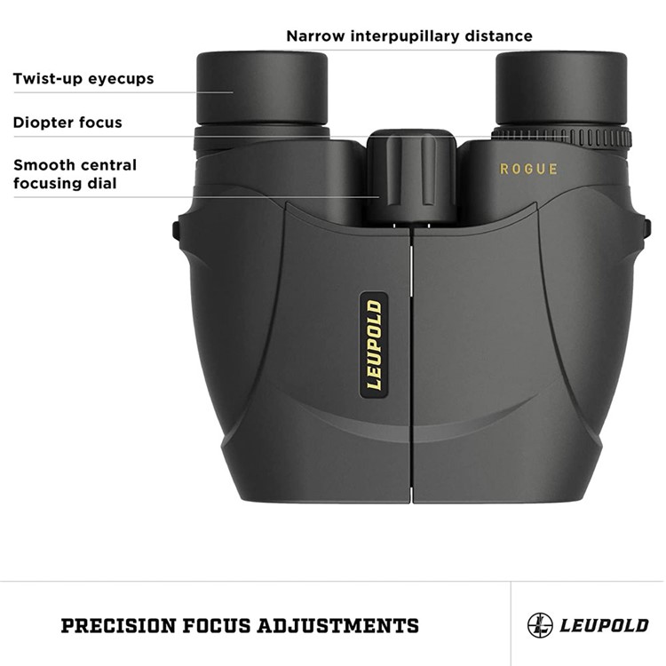LEUPOLD BX-1 Rogue 8x25mm Compact Black Binocular (59220)-img-6
