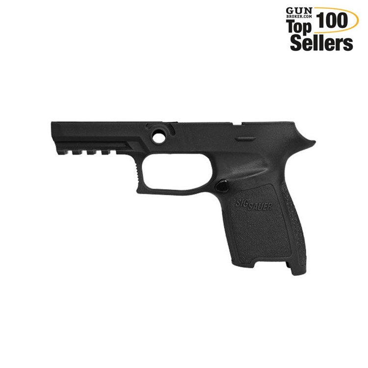 SIG SAUER P250/P320 Compact 9mm Large Black Grip Module Assembly-img-0