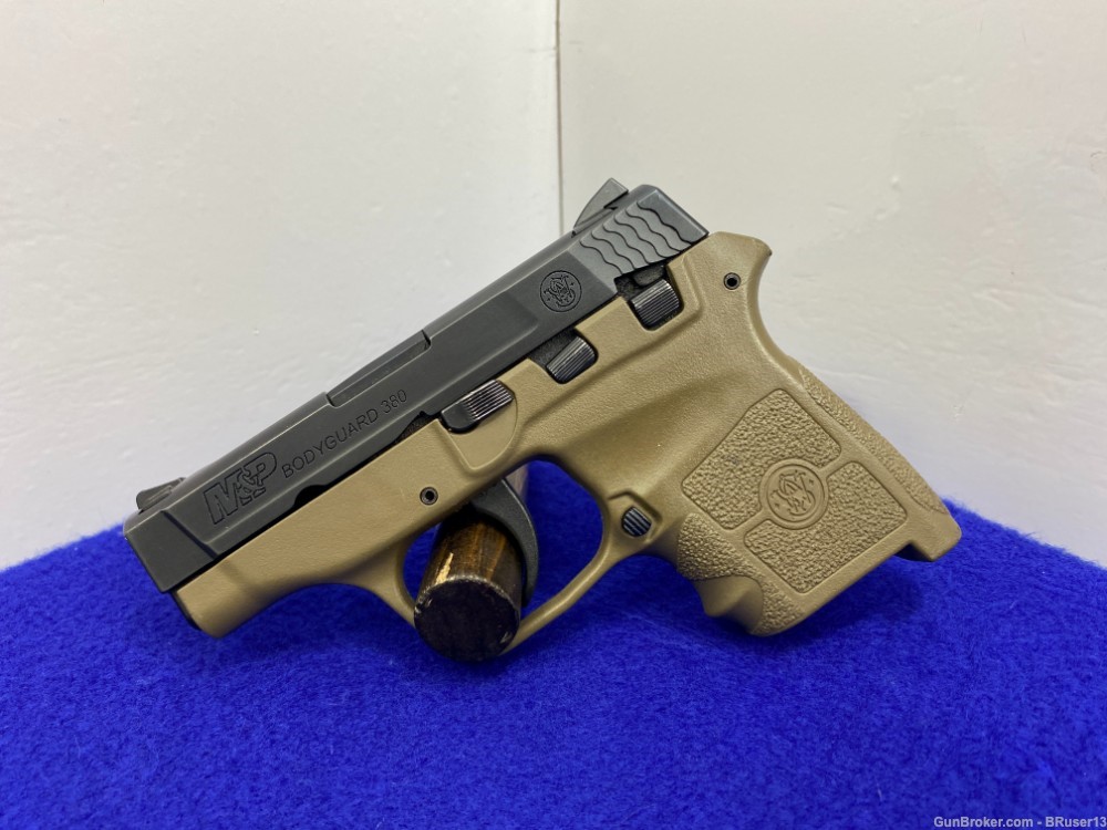 Smith Wesson M&P Bodyguard .380ACP 2.75" *FDE FINISHED SUB-COMPACT FRAME*  -img-2