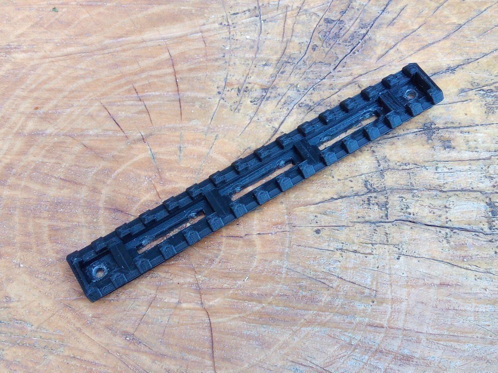 Full-Length 15-Slots Lightweight Picatinny Rail for Sig Sauer MPX Air Rifle-img-1