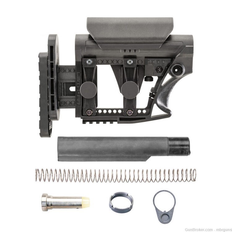 Luth AR LR-308 MBA-3 Stock Assembly Black MBA-3K308-M Carbine Mil-spec -img-0