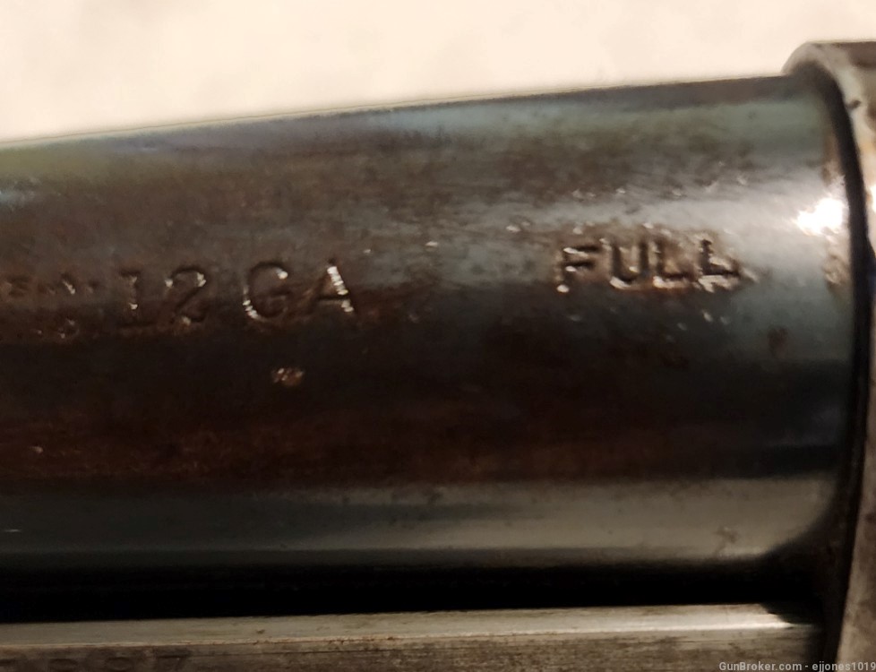 Winchester model 1897 12 gauge takedown riot gun 20"barrel-img-4