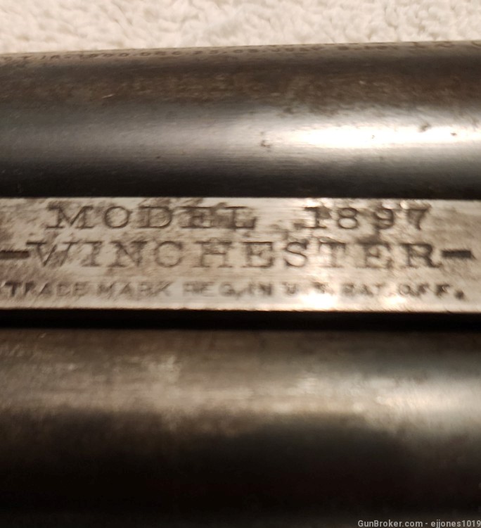 Winchester model 1897 12 gauge takedown riot gun 20"barrel-img-0