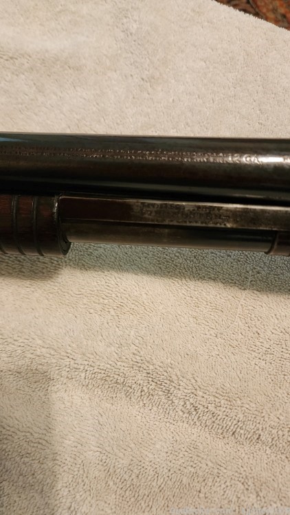 Winchester model 1897 12 gauge takedown riot gun 20"barrel-img-3