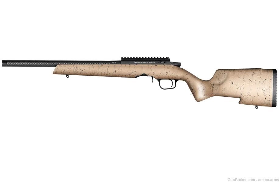 Christensen Arms Ranger .22 LR 18" Carbon Fiber Tan / Black 801-12001-00-img-2