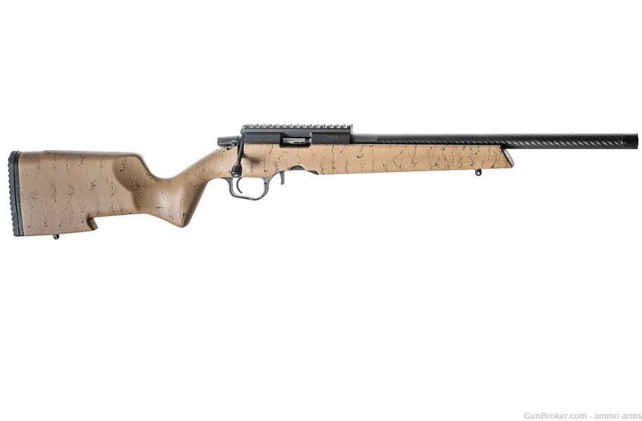 Christensen Arms Ranger .22 LR 18" Carbon Fiber Tan / Black 801-12001-00-img-1