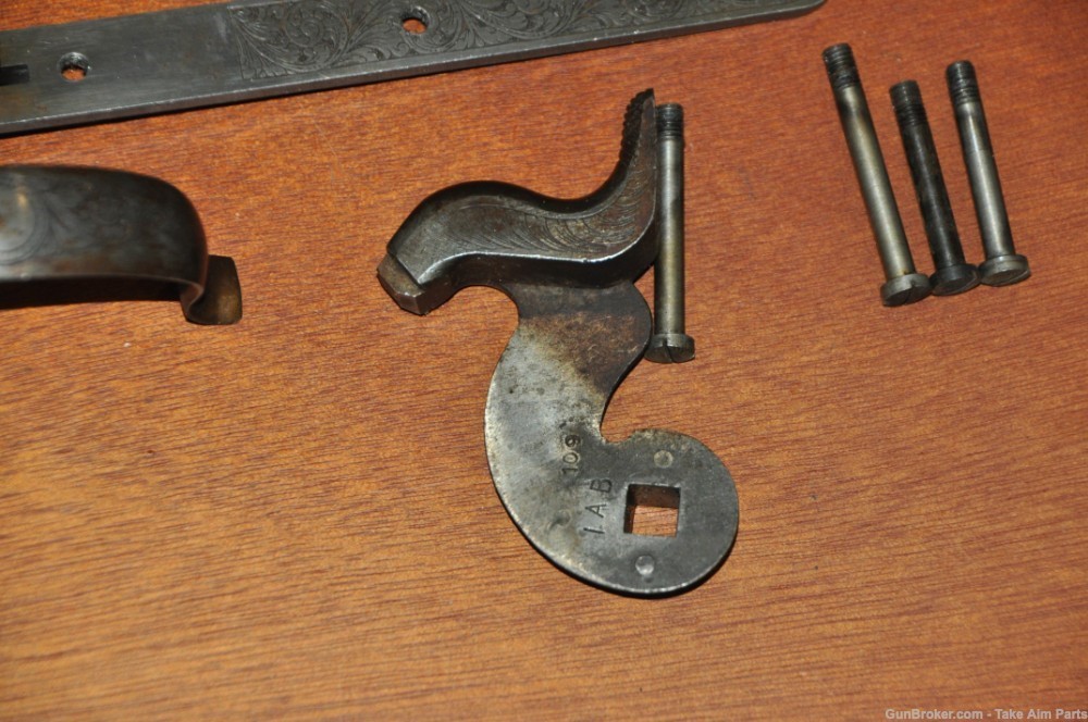 Sharps Old Reliable 45-70 US Gov't Side Plate Trigger Hammer & Parts-img-9
