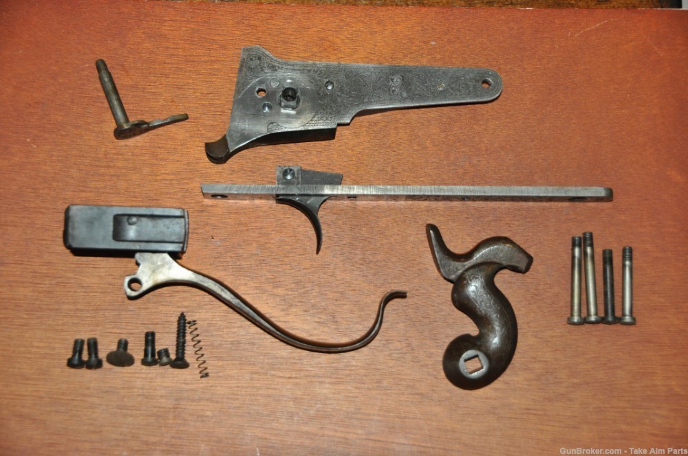 Sharps Old Reliable 45-70 US Gov't Side Plate Trigger Hammer & Parts-img-0