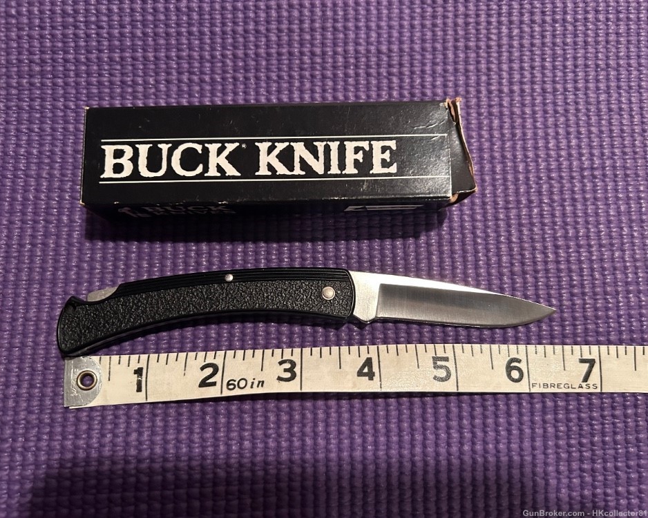 424 BUCKLITE II LOCKBACK FOLDING POCKET KNIFE Vintage-img-0