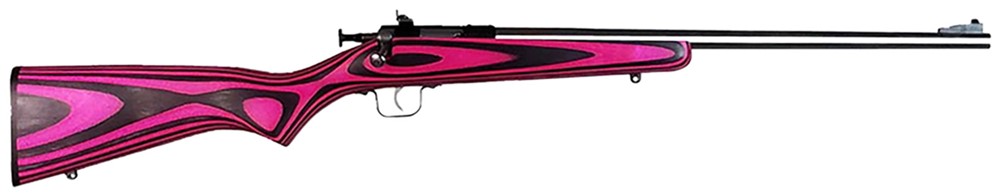 Crickett Youth 22 LR Rifle 16.12 1rd Pink Laminate/Stainless-img-1