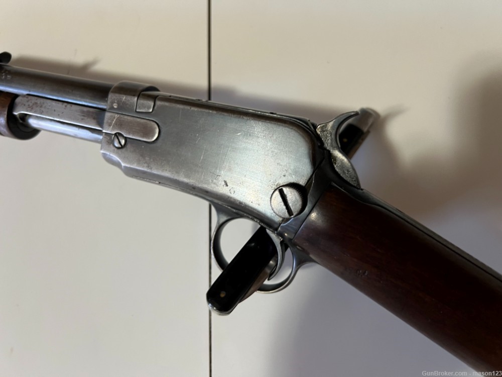 22 WINCHESTER MODEL 90 IN LONGS PUMP GUN-img-3