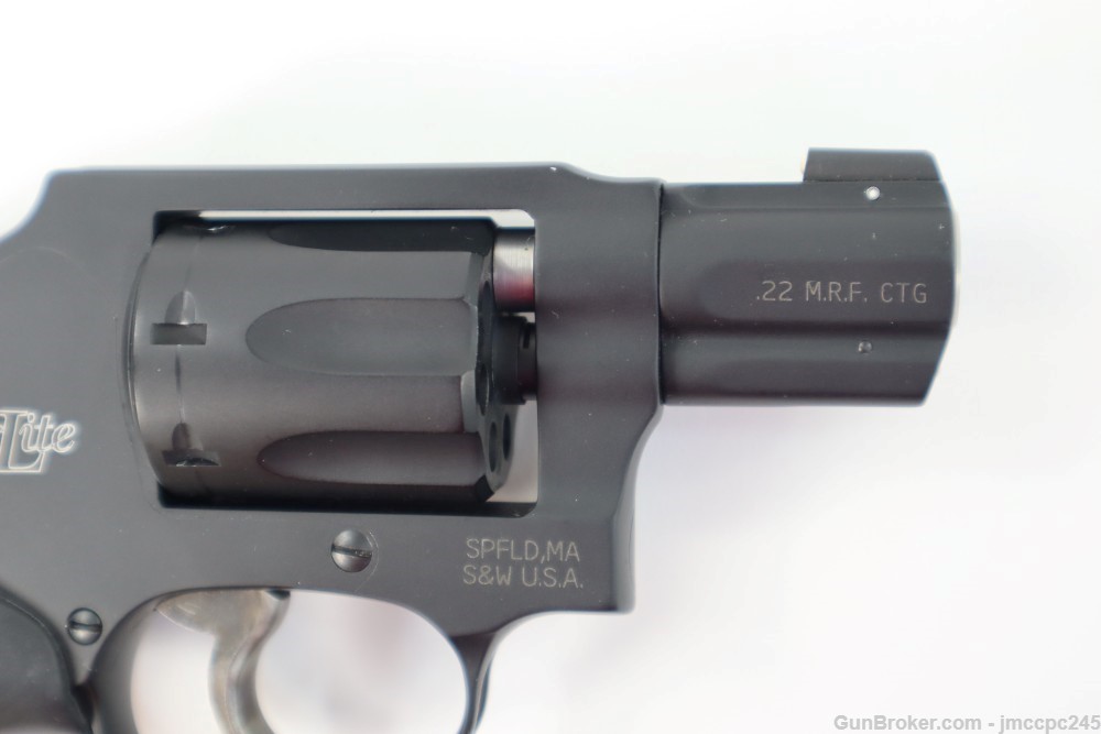 Very Nice Smith & Wesson 351C Airlite .22 Magnum Revolver W/ Original Box -img-18