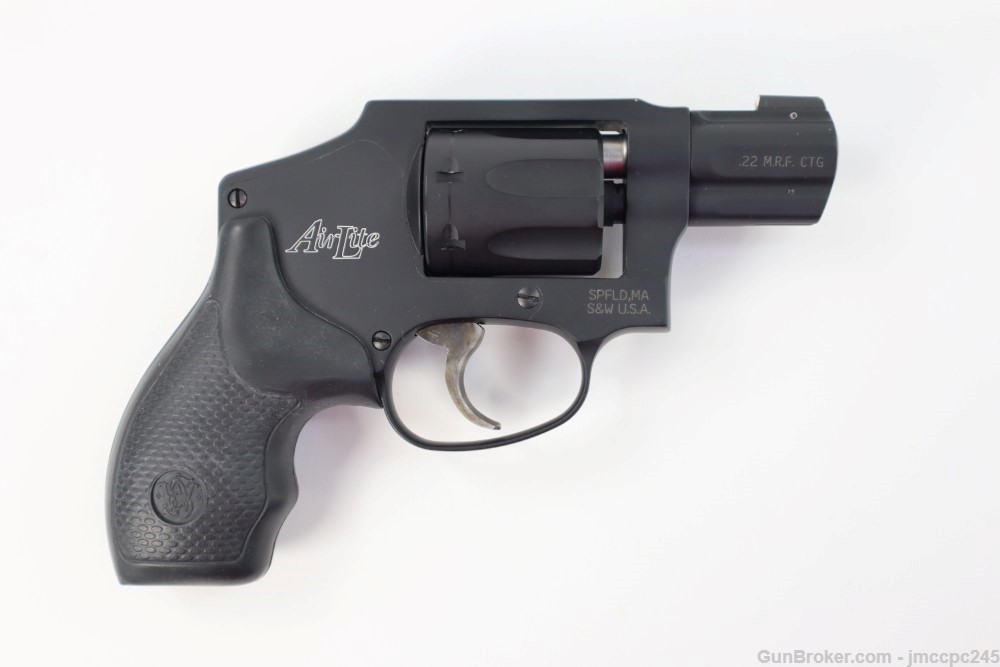 Very Nice Smith & Wesson 351C Airlite .22 Magnum Revolver W/ Original Box -img-13