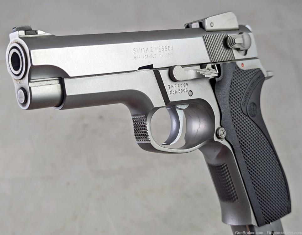 Smith & Wesson 5906 9mm 4" Stainless 15rd Magazine DA/SA Decocker SS S&W-img-2
