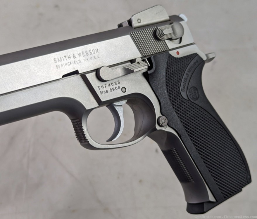 Smith & Wesson 5906 9mm 4" Stainless 15rd Magazine DA/SA Decocker SS S&W-img-6