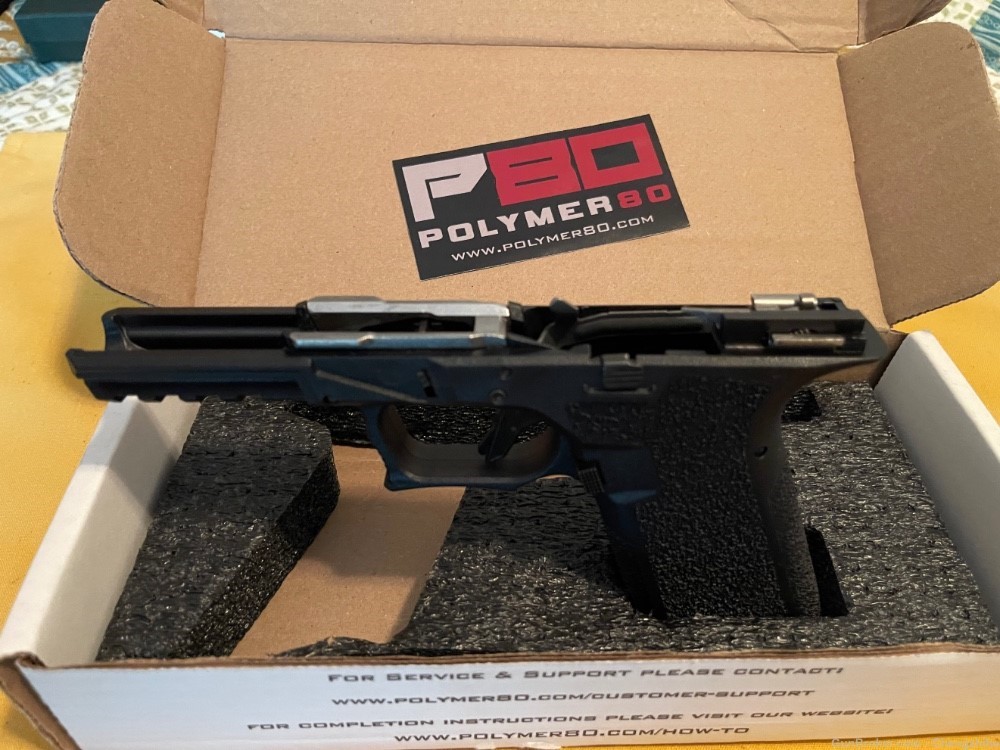 P80 Glock 17 Clone complete Lower frame trigger -img-0